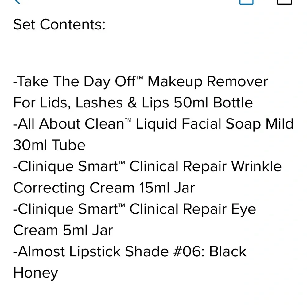 NWT CLINIQUE 6 piece gift set. - Picture 2 of 15